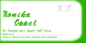 monika oppel business card